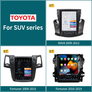 TOYOTA Fortuner Hilux RAV4CarPlayAndroidオートラジオステレオマルチメディアプレーヤー用Android12垂直スクリーンカーGPSナビゲーション - Product Image 2
