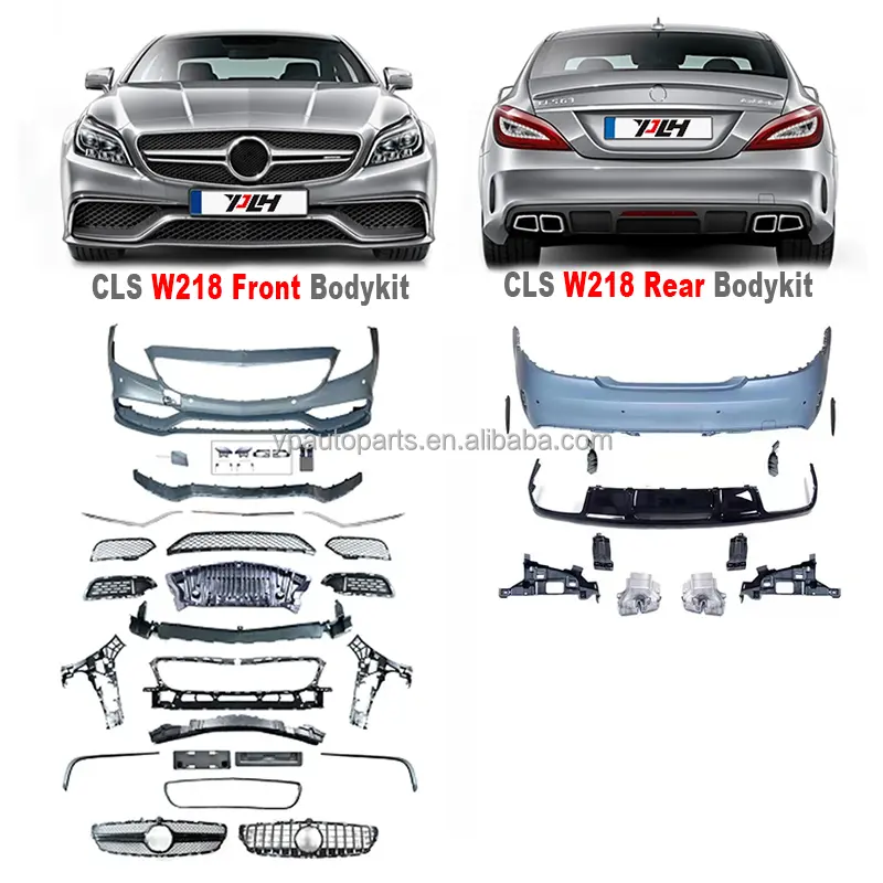 메르세데스 벤츠 CLS 용 CLS W218 바디 키트-클래스 W218 63amg 바디 부품 2011-2014 CLS350 CLS400 CLS450 CLS500 CLS550 자동차 범퍼