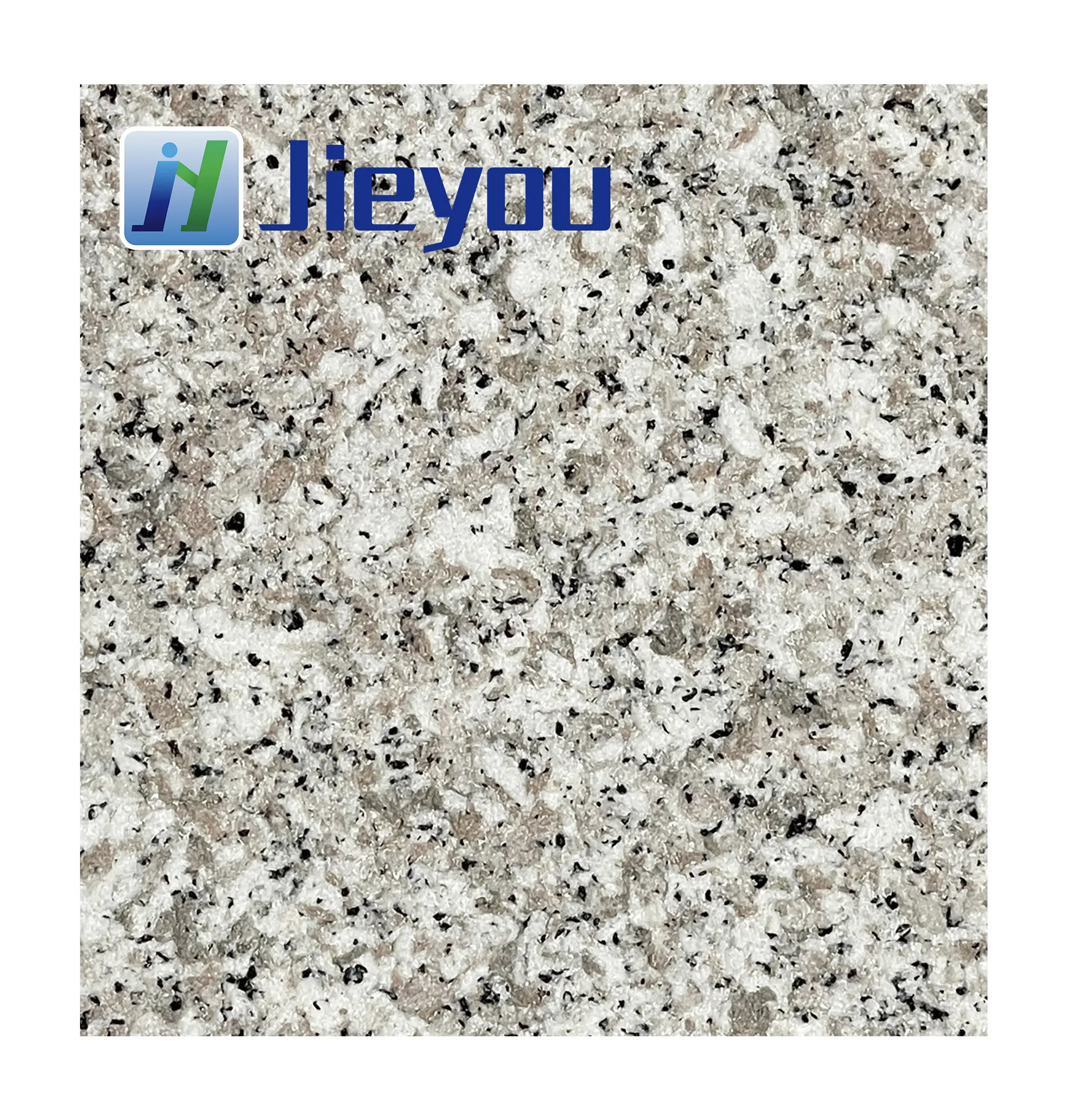 Weather-Resistant Liquid Paint with Granite Texture for Exterior Wall Stone and Building Marble Coating Applied with Brush