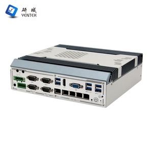 Neues Design Intel LGA1151 i3 i5 i7 RS232 4 COM 4 POE 5 LAN 11 USB-Lüfter Wärme ableitung Bild verarbeitung Eingebetteter industrieller Mini-PC - Product Image 1