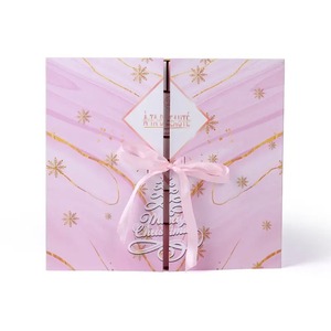 Scatola regalo di natale rosa fatto da te confezione ecologica 24 pezzi piccole scatole di caramelle in scatola regalo nidificata Master - Product Image 5