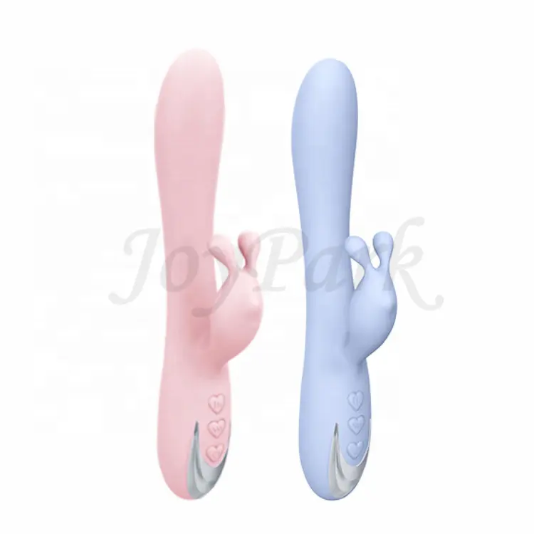 Joypark 2023 Nieuw Ontwerp Xxx Gratis Lesbische Usb Oplaadbare Blauwe Oplader Zacht Gesneden Roze Konijn Vibrator G-Spot Dildo