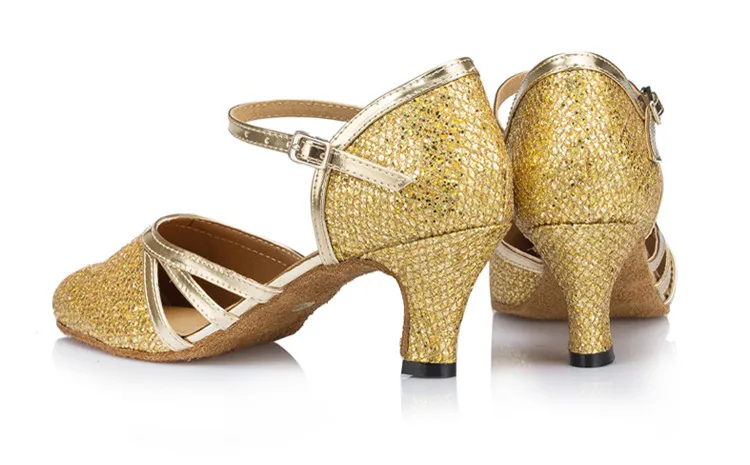 Fashion Lady Shoes Tango Jazz Salsa Dancing Sandal with Heels for Women Latin Dance Shoes