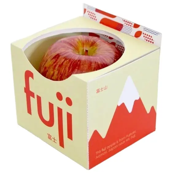 Boîte de fruits design personnalisé pour Apple