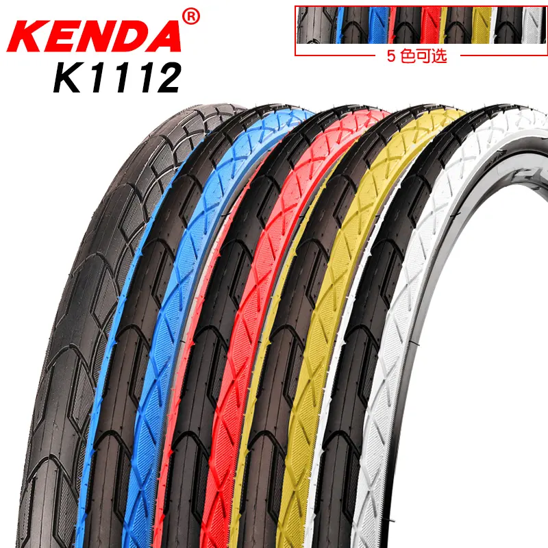 Kenda pneus selectivos de bicicleta de estrada, pneus de cores adequados para rodas de 26 polegadas k1112 26*1.5/1.75