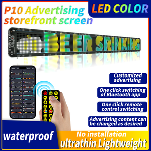 Car Accessories Ojos <strong>Led</strong> APP <strong>Control</strong> <strong>Programmable</strong> <strong>LED</strong> Matrix Panel Flexible Ojos <strong>Led</strong> Para Camion Car Display for Window - Product Image 3