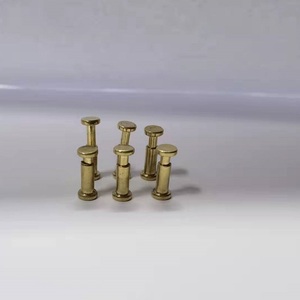 Cutlery <strong>Rivets</strong> 5/16&quot; X 1/2&quot; Knife Making Handle Pins Brass <strong>Compression</strong> Knives Set for Kitchen Double Cap <strong>Rivet</strong>