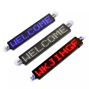 แผงหน้าจอ LED สำหรับติดรถ12V,ป้ายสัญลักษณ์ดิจิทัลเลื่อนแสดงการโฆษณาเคลื่อนที่แผงหน้าจอสำหรับควบคุมรถระยะไกล - Product Image 1