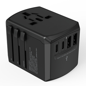 สินค้าใหม่เดินทางพร้อม USB C-All-in-one ทั่วโลกที่ชาร์จผนังพร้อมอะแดปเตอร์ปลั๊กไฟ AC สากลสำหรับ USA EU UK AUS multi - Product Image 1