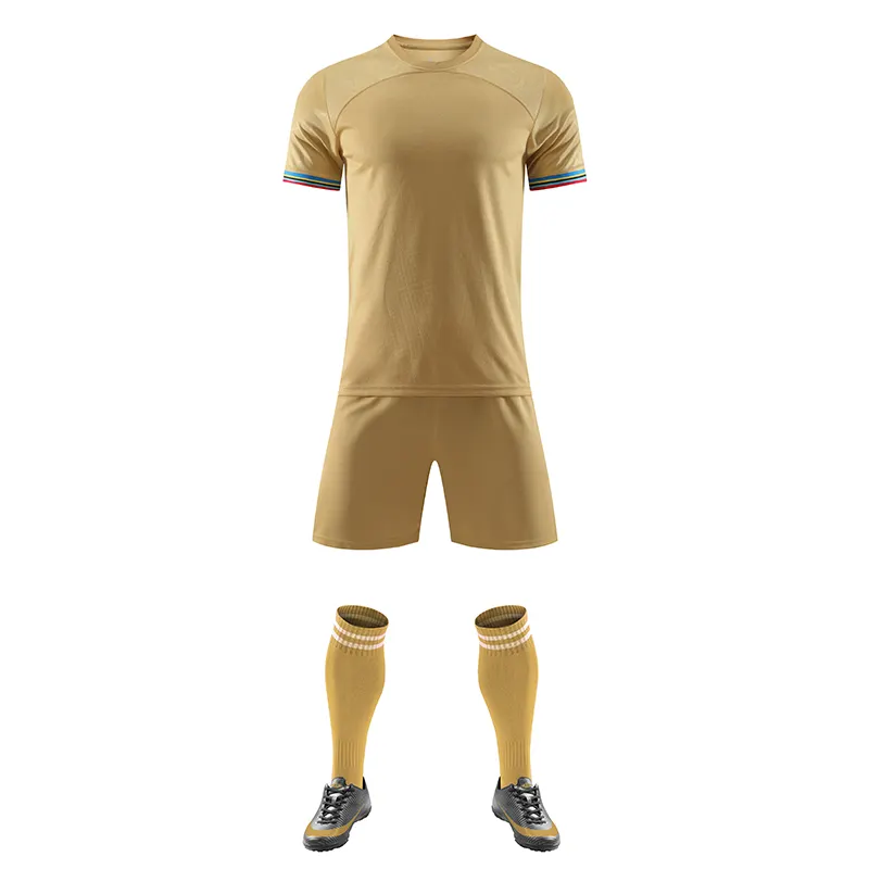 Quick Dry Jersey Football Shirt Men clothes Uniform Sublimation Retro Soccer Jersey Set Kits Soccer Wear