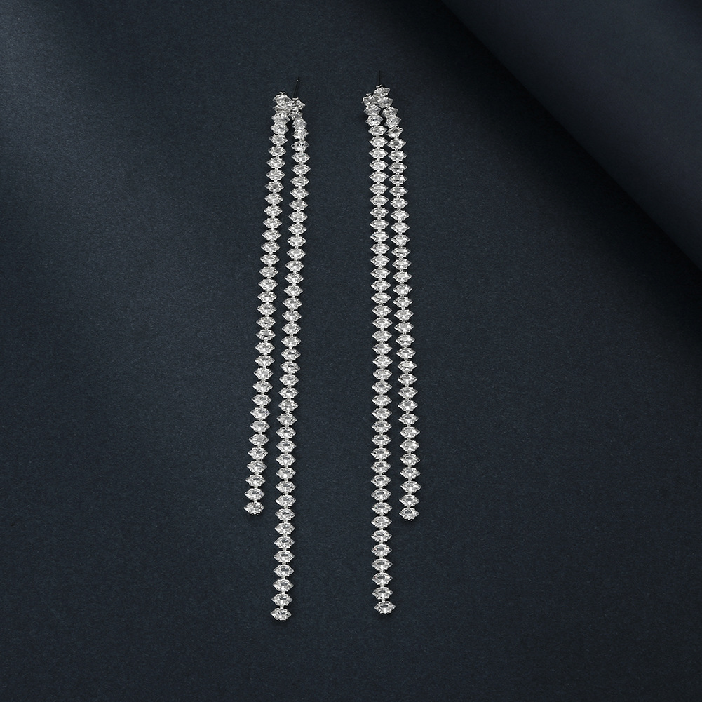 Boucles d'oreilles avec diamants en vrac