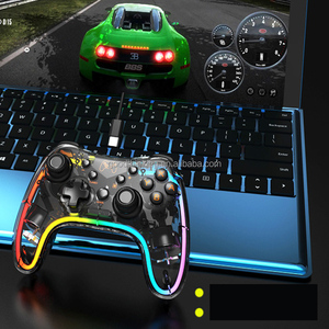 ゲームジョイスティックワイヤレスゲームパッドPCコンピューターAndroidRGB LEDコントローラーforSwitch for Switch LiteOLED - Product Image 6