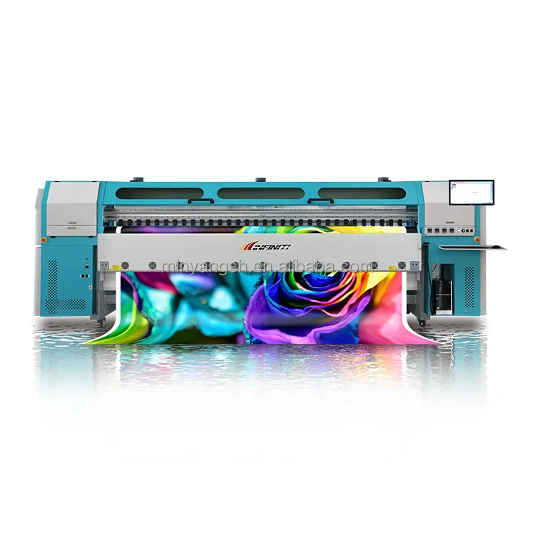 INFINITI FY-UV3200AT PLUS stampante a getto d'inchiostro pubblicitaria UV 3.2m LED Uv Roll to Roll stampante per la stampa di carta da parati