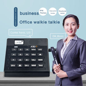 Q25 Sistema de intercomunicación de ventana bidireccional Altavoz Walkie-talkie Contador Intercomunicador para banco Oficina Tienda - Product Image 4