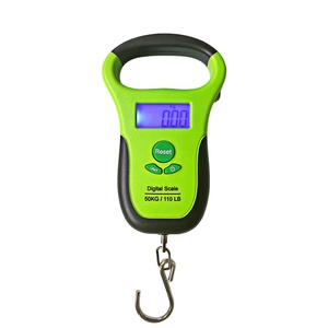 Hot Sales Portable 50kg Electronic Weight Scale Digital Fishing <strong>Hanging</strong> Luggage Scale With <strong>Hook</strong> Tape Measure