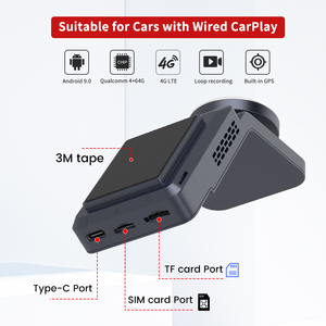 Carlinkit-Grabadora de cámara para salpicadero de coche, interfaz Usb, gran angular de 148 grados, android, Carplay automático, caja IA - Product Image 6