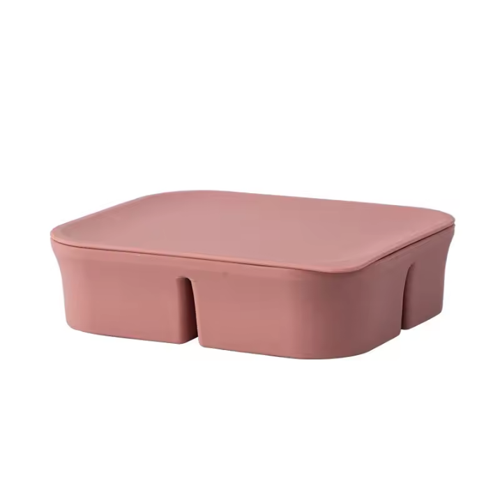 4 Compartments Red