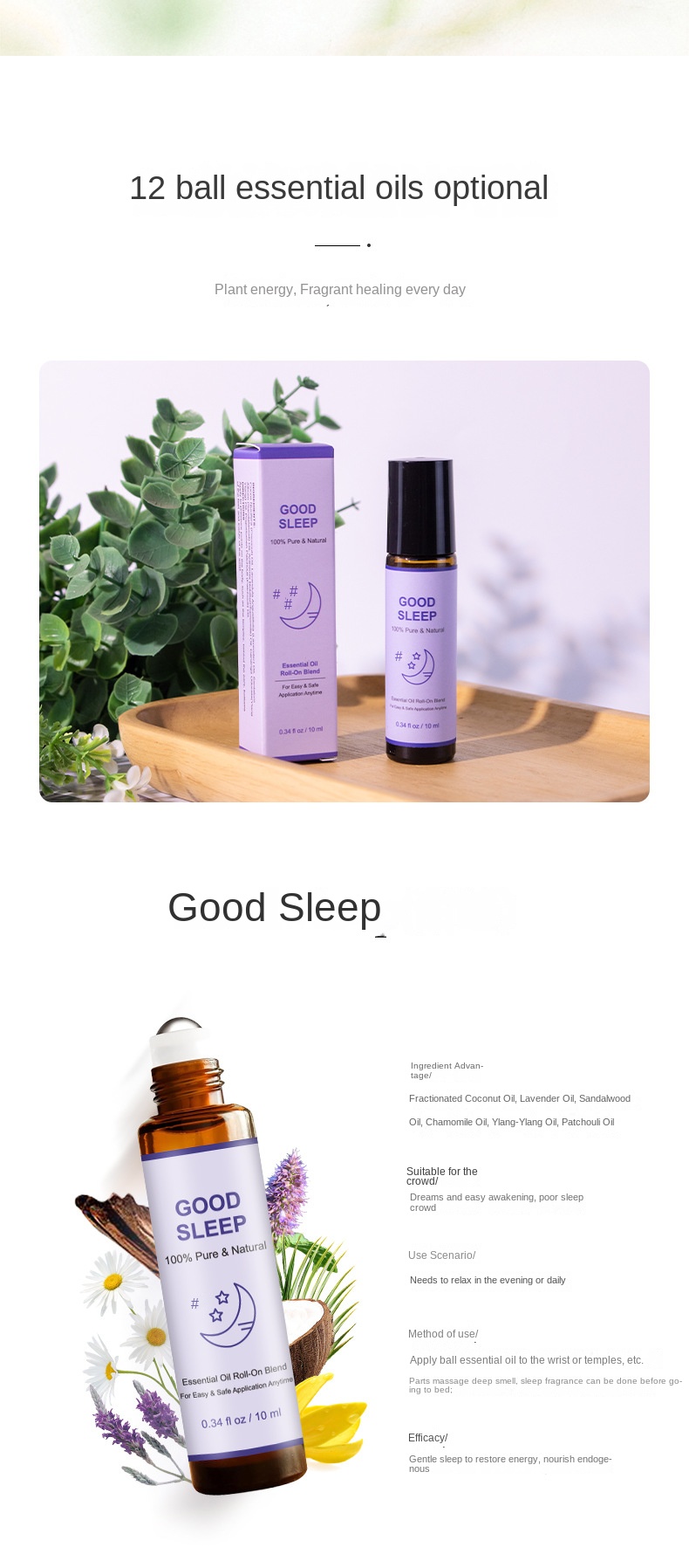 Bonne huile essentielle de sommeil