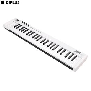 Midiplus X4 mini controlador de teclado MIDI profesional Plug and Play USB 49 Key Mini controlador MIDI USB para producción de música - Product Image 1