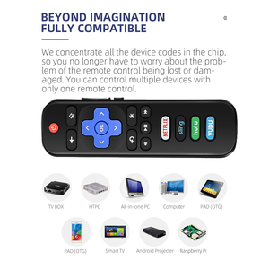 Replacement RC280 RC282 <strong>Remote</strong> Control for TCL Roku Smart LED TV with Netflix, Sling, Hulu and VUDU TV Now Shortcut Buttons