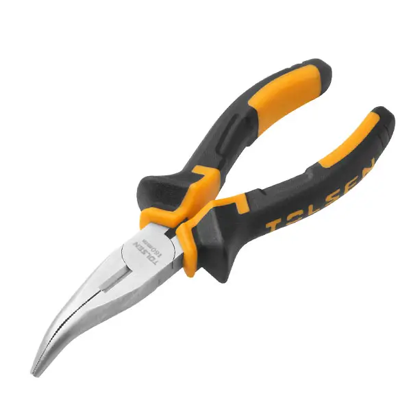 TOLSEN 10008 160Mm Steel Alat Kurva Bent Nose Pliers