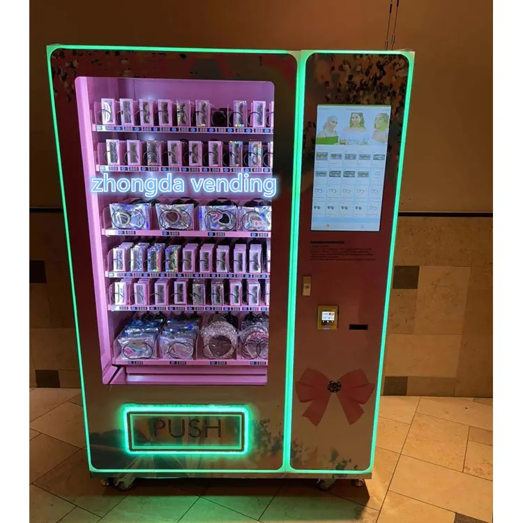 Hot Sale cosmetics vending machine makeup Beauty Eyelash Vending Machine for mobile phones