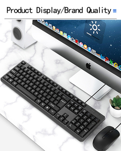 Wired Chocolate Keycap <strong>Keyboard</strong> Mouse Combos Office Desktop <strong>Computer</strong> PC <strong>Keyboard</strong> and Mouse Combo - Product Image 6