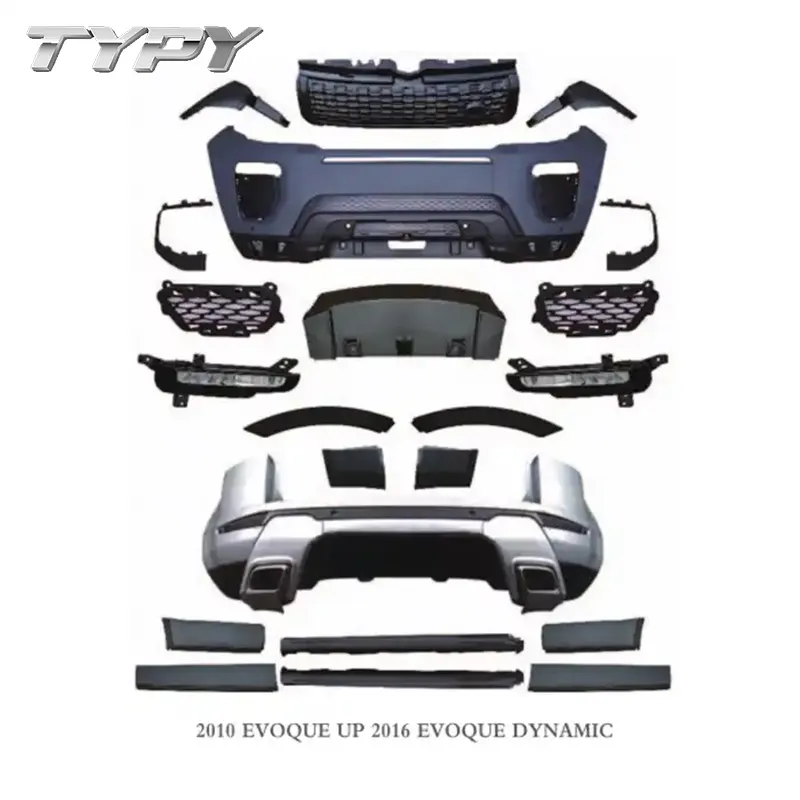 Car Modified Front and Rear Bumper Body Kits For Range Rover Evoque 2010 UP To Evoque Dynamic 2016