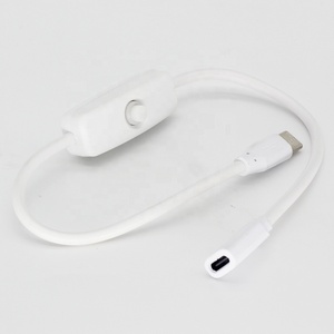 USB C Kabel mit EIN Aus Schalter für Raspberry Pi 4B USB-C männlich zu weiblich mit Druckknopf Stromkabel - Product Image 6
