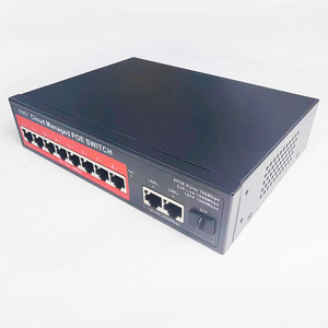 Conmutador de enlace ascendente Gigabit PoE de 8 puertos y 100M gestionado remotamente con función VLAN de red de 8 canales y aplicación en stock - Product Image 4