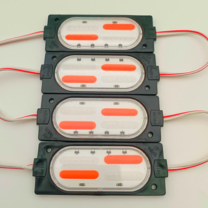 12V 24VサイドライトLEDモジュール赤と青ストロボ点滅トラック車オートバイ警告装飾LEDライト - Product Image 5