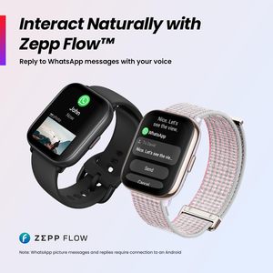 Amazfit สมาร์ทวอชขนาด42มม. พร้อมแบตเตอรี่14วัน, อุปกรณ์ติดตามการออกกำลังกายพร้อมโหมดกีฬามากกว่า120โหมดสำหรับ Android iPhone, สีชมพู - Product Image 5