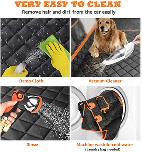 Tüm satış yüksek kalite 4 1 600D oxford su geçirmez köpek araba klozet kapağı araba hamak örgü pencere ile evrensel Fit - Product Image 6