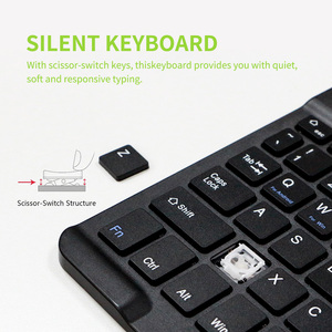 Teclado multidispositivo para Windows macOS iPadOS Android Bluetooth Compact Compatible con PC Tablet - Product Image 5