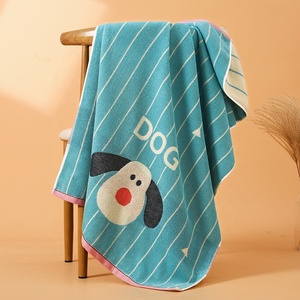 Son derece emici yumuşak pamuk havlu 32S renkli banyo havlusu karikatür desen-k ipliği boyalı Handtowel facebanyo havlusu - Product Image 3