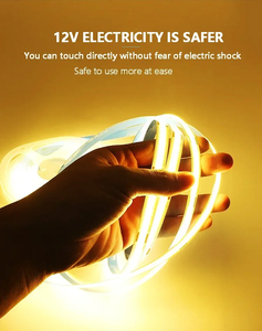 24V COB LED şerit düşük voltaj yüksek CRI görev aydınlatma ve perakende görüntüler için mükemmel titreşimsiz - Product Image 5