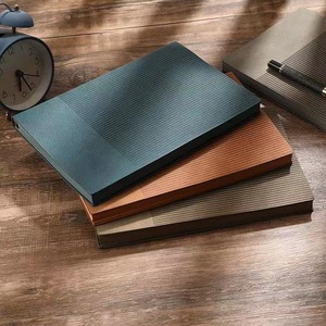 Cuaderno de cuero PU de primera calidad Diario de cuero vegano recargable con lazo para bolígrafo para profesionales de negocios - Product Image 2