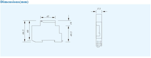 Meccanico Ourtop15 minuti 24h Analogue DIN Rail Timer interruttore orario digitale relè riserva di potenza 72 ore programma Timer - Product Image 5