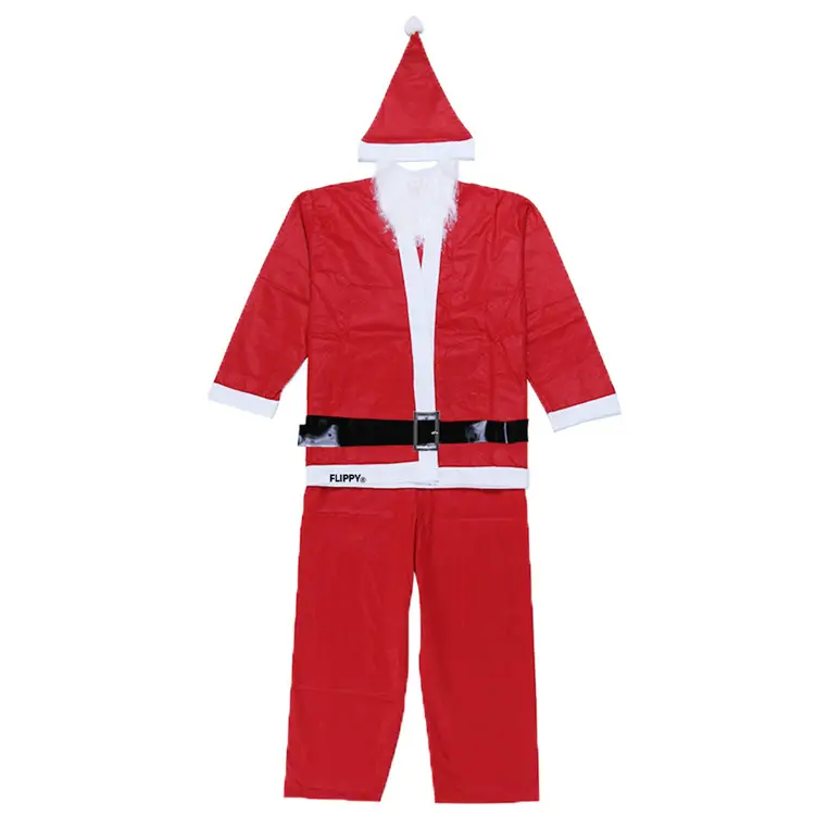 Nuovo di Vendita Superiore Poliestere di Natale Di Qualità Abiti di Moda Costume di Babbo natale Per Unisex