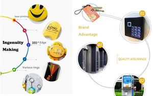 EM4305มินิพีวีซีบัตรควบคุมการเข้าถึงพลาสติกสัตว์เลี้ยง125กิโลเฮิรตซ์ RFID และ13.56MHz NFC UHF การสื่อสาร ISO คีย์สมาชิก - Product Image 6
