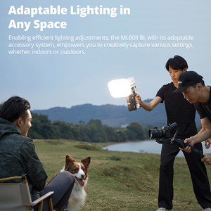 Godox ML60IIBi Zweifarbiges LED-Video licht, tragbares 70-W-COB-Dauerlicht mit kontinuierlicher Ausgangs beleuchtung 2800K-6500K APP Control Handheld-LED-Licht - Product Image 4