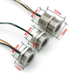R503เครื่องสแกนเนอร์โมดูลสแกนลายนิ้วมือแบบคาปาซิทีฟ SH1.0-6Pin DC3.3V ไฟ LED แบบวงกลมวงแหวน RGB - Product Image 5