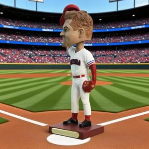 Bán buôn nhựa Thủ công mỹ nghệ thể thao vận động viên Bobble đầu bức tượng cầu thủ bóng chày bobblehead cho người hâm mộ thể thao khuyến mại quà Tặng lưu niệm - Product Image 3