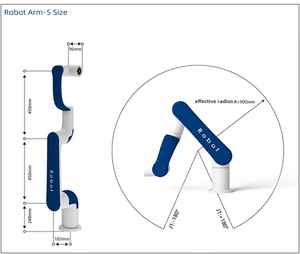 Braccio robotico collaborativo industriale Ai intelligente carico e scarico a mani libere facile da programmare braccio Robot collaborativo - Product Image 4
