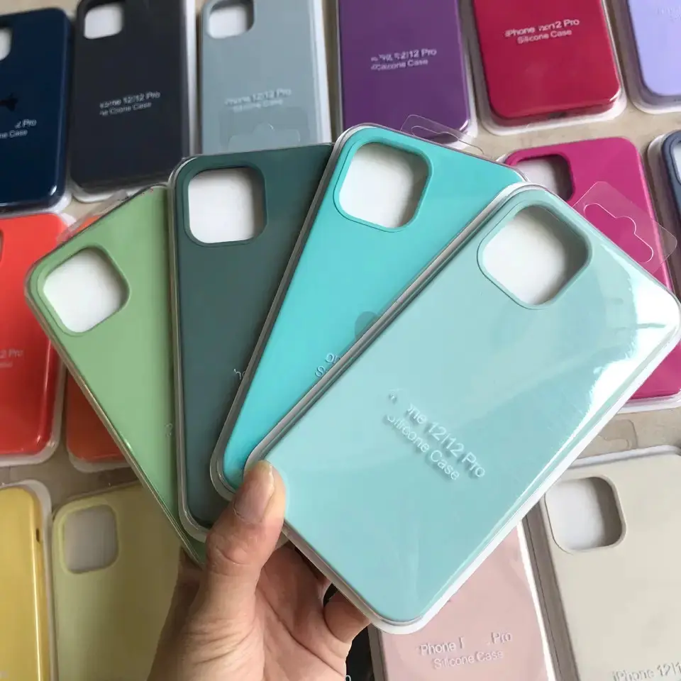 เคสโทรศัพท์มือถือซิลิโคนเหลวหรูหราของแท้สำหรับ iPhone 15 6S 7P 8 x XR XS MAX 11 12 13 14 15PRO ฝาหลัง