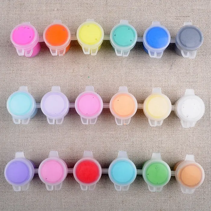 5ml 12 Color Can Be Customized Color Block Acrylic Children Use Safe Paint