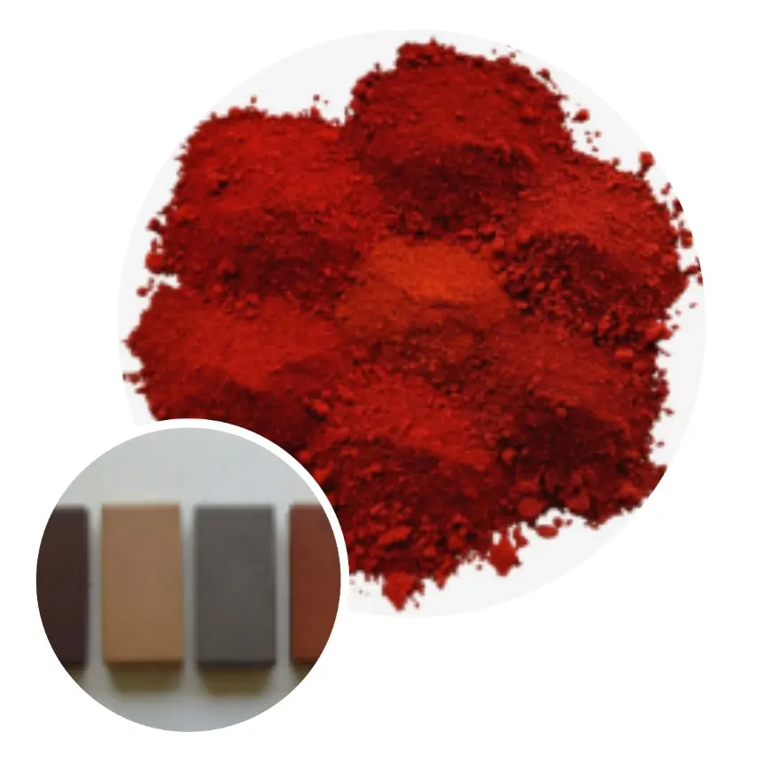 Ijzeroxide Rood Y101 Verf Coating Kunststof Vloer Cement Producten Speciaal Rood Pigment