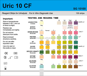 Professional Medic Home Use Urine <strong>test</strong> Strips 10 Parameters Uric <strong>test</strong> 10 CF - Product Image 5