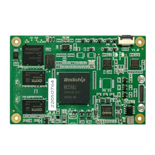 Rockchip RK35684コアプロセッサ産業用組み込みマザーボードDDR4SATAHDMIイーサネット84mm * 55mm COM-Expressデスクトップダブル
