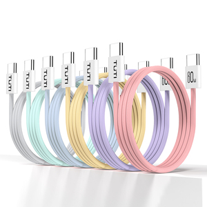 TUTI düşük fiyat 60w hızlı şarj kablosu tip c tipi c veri kablosu naylon örgülü USB kablosu telefon için - Product Image 4